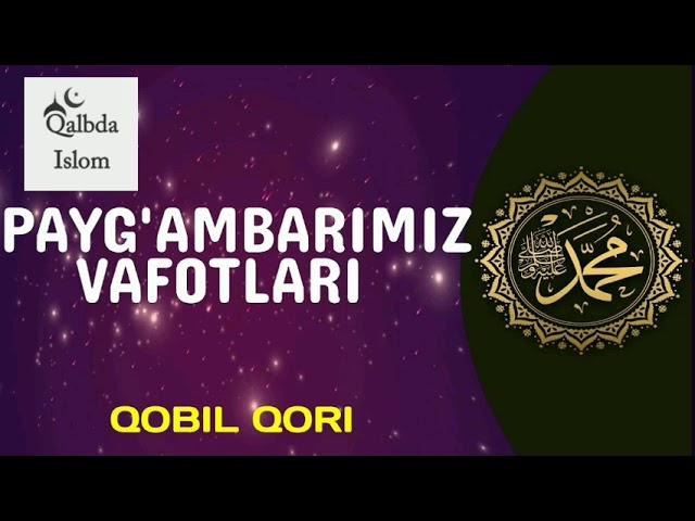 Qobil qori - Payg'ambarimiz vafotlari haqida