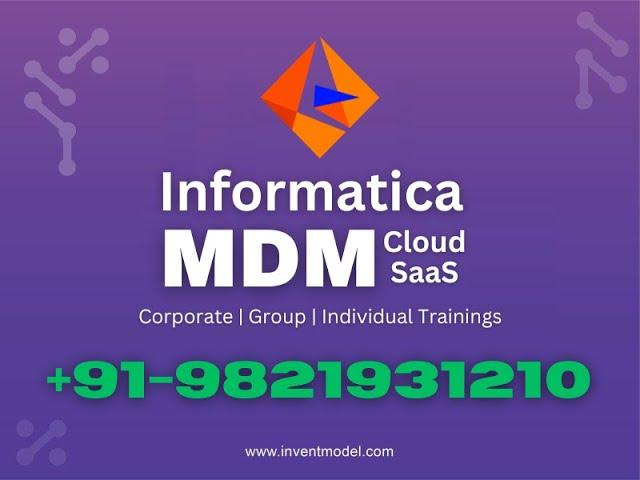 Day1-Informatica MDM cloud SaaS introduction class