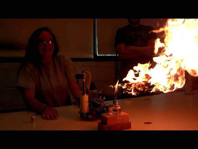 Susannah's Flame Thrower Robot