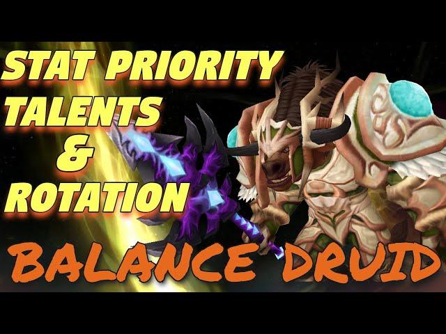 TBC Balance Druid PvE QUICK Guide! | Stat Priority, Talents, and Single Target DPS Rotation!