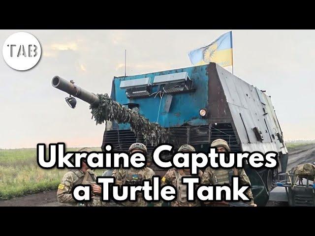 Ukraine Captured a Russian Turtle Tank 