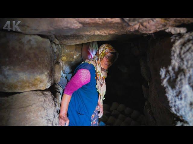 Family Living in a Stone House in the Mountains in Türkiye|Documentary-4K