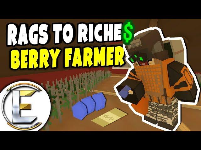 BERRY FARMER RP | Unturned Roleplay (Rags to Riches #49)