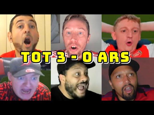 BEST COMPILATION | TOTTENHAM VS ARSENAL 3-0 | WATCHALONG LIVE REACTIONS | FANS CHANNEL