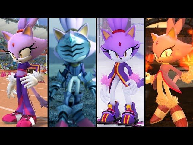 Evolution of Blaze the Cat (2005 - 2018)