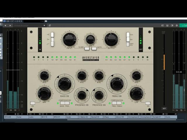 Softube Overstayer M-A-S and M-A-S Extended  - Audio Test On Drums In A Mix