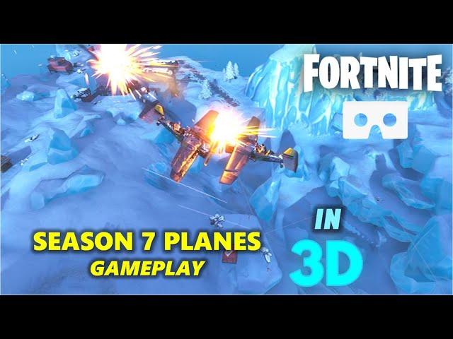 Fortnite Season 7 Planes in 3D sbs - VR Headset Compatible (Not 360°) Fortnite Nostalgia