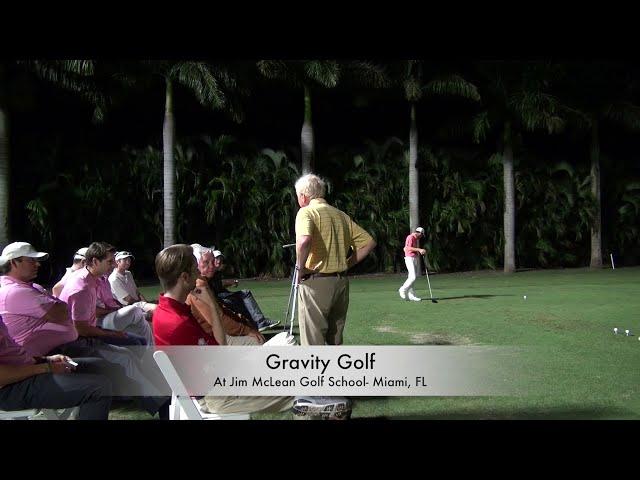 Gravity Golf Demo For Jim McLean's Instructors