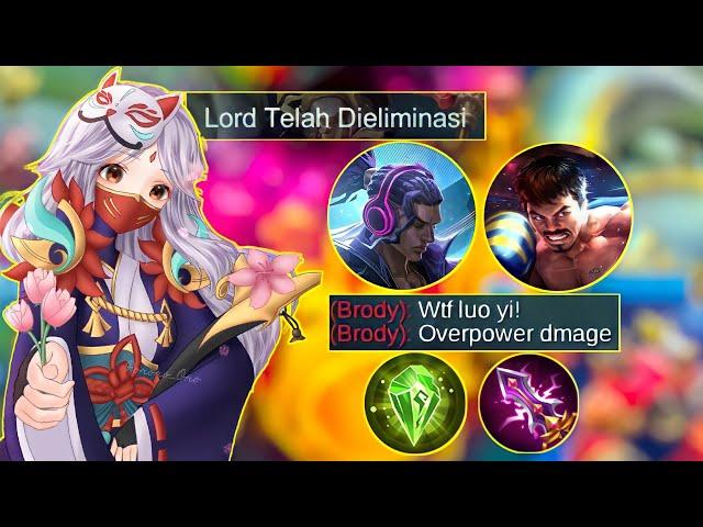 Luo Yi Top 1 Global 2021 Gameplay Kill YSS Steal Lord | Combo Skill Luo Yi 2X Stun - Mobile Legends