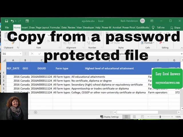 Copy from a password protected File in Excel with VBA