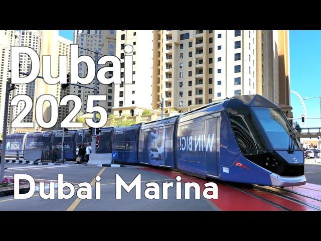 Dubai 2025 [4K] Amazing Dubai Marina Walking Tour 