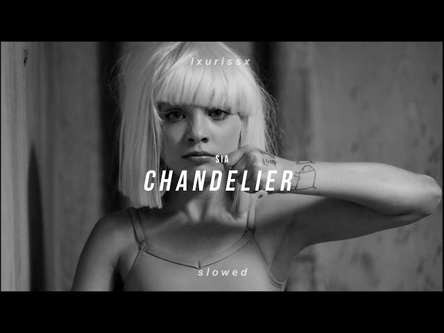 sia - chandelier (𝙨𝙡𝙤𝙬𝙚𝙙 𝙩𝙤 𝙥𝙚𝙧𝙛𝙚𝙘𝙩𝙞𝙤𝙣 + 𝙧𝙚𝙫𝙚𝙧𝙗) | use headphones