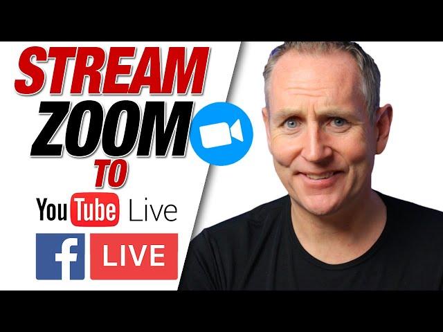 How To Live Stream with Zoom to YouTube & Facebook w Restream - Complete Guide 2021