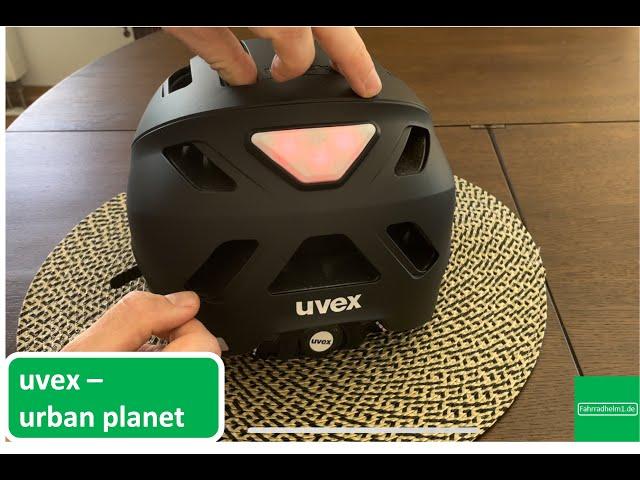 Fahrradhelm - uvex urban planet LED - vorgestellt