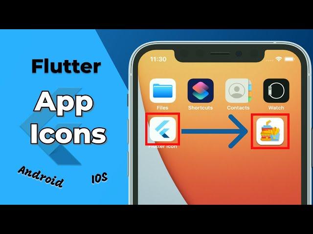 How to Add App icons in Flutter | Automatic & Manual Way 2021