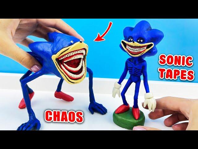 Let's make Scary Sonic or dark SONIC exe - CHAOS The Sonic Tapes  Sculpting OK