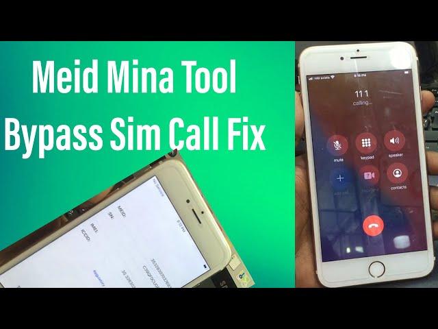 How To Meid Mina Activator iPhone 6S Plus Meid iCloud Bypass Sim Card Cellular Data Notification Fix