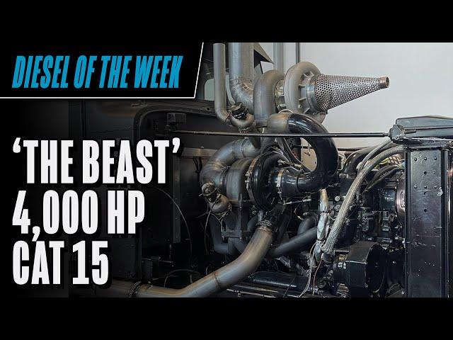 Mario Monette's 4,000-HP Compound Turbo C15 Engine