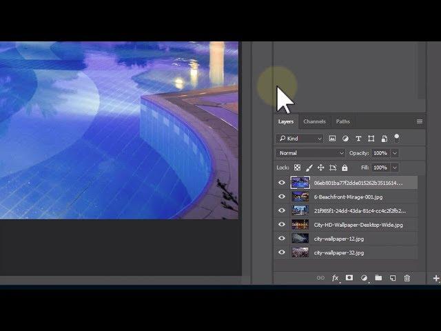 How to Import multiple images to multiple layers in Photoshop CC - Tutorial