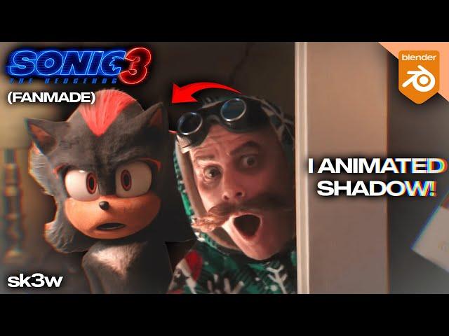 I Animated Shadow in Scenes From The Sonic 3 Official Trailer 2!