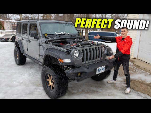 The PERFECT Intake Install on the Jeep! - Sounds Unreal