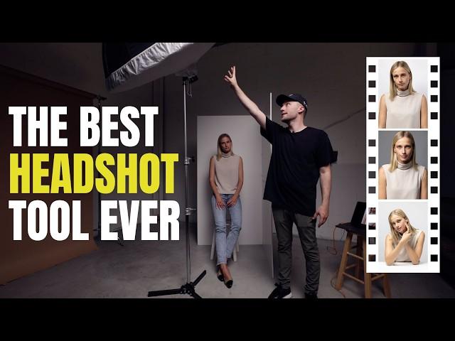 7 Ways To Use V-Flats For HEADSHOT Photography