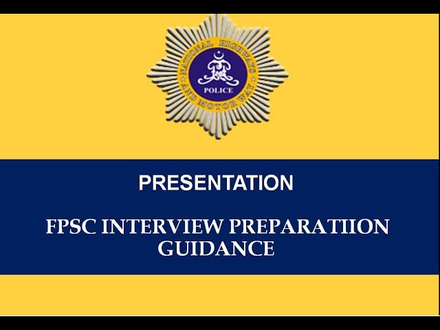 FPSC Interview Preparation Guidance