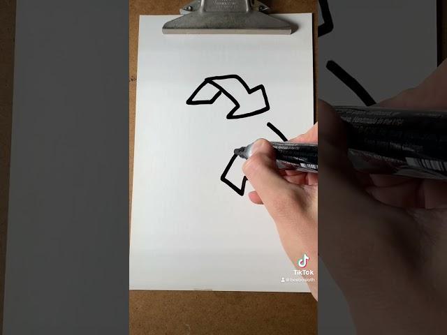 How to Draw the Recycling Logo (Poorly)