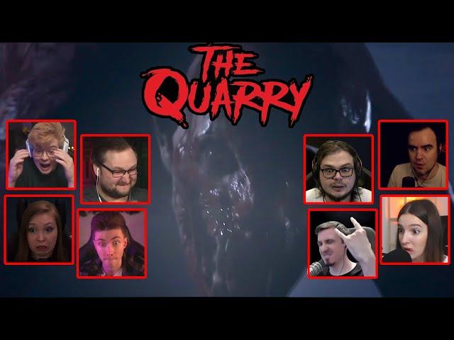 Реакция Летсплейщиков на Нападение Оборотня на Свалке в The Quarry (от разработчиков Until Dawn)