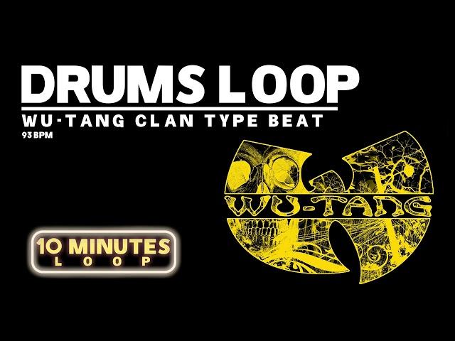 FREE DRUMS LOOP - Wu-Tang Clan Type Beat - 93 BPM 