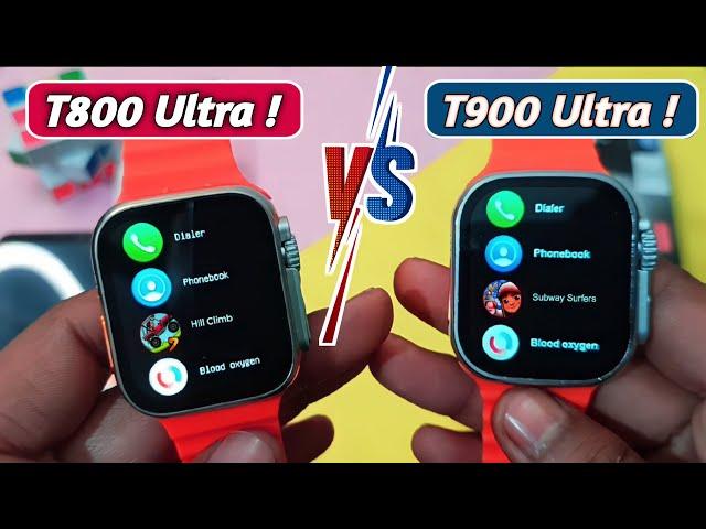 T800 Ultra Vs T900 Ultra Smart Watch | Best Budget BT Calling Smartwatch Under 1000 