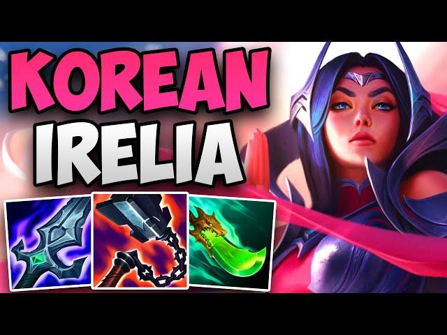 KOREAN CHALLENGER IRELIA MAIN AMAZING MID GAMEPLAY! | CHALLENGER IRELIA MID GAMEPLAY | Patch 13.24