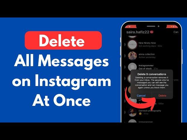 How to Delete All Messages on Instagram At Once (Updated)