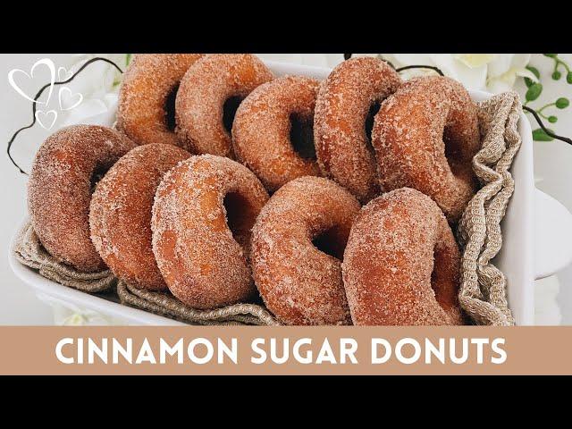 Lockdown baking: fluffy cinnamon sugar donuts! | Cloudy Kitchen recipe ️