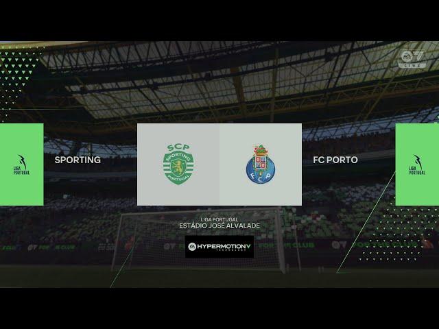 EA SPORTS FC 25 | Sporting Lisboa Vs FC Porto - Estadio Jose Alvalade - Simulation Mode