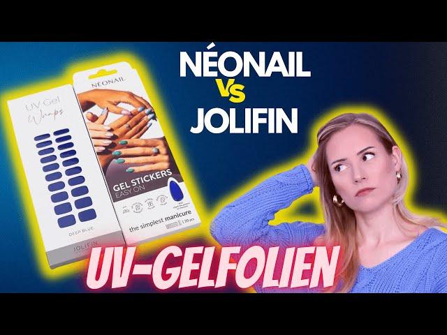 Neonail Gel Stickers Easy On vs Jolifin UV Gel Wraps Gelfolien | LALALUNIA