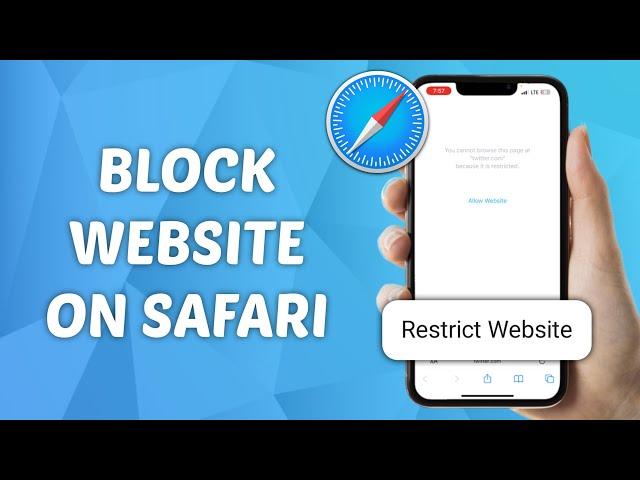 How to Block Website on Safari