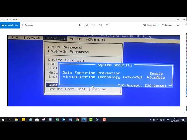 Tutorial error 0x80004005 al iniciar sistema en virtualbox 2020