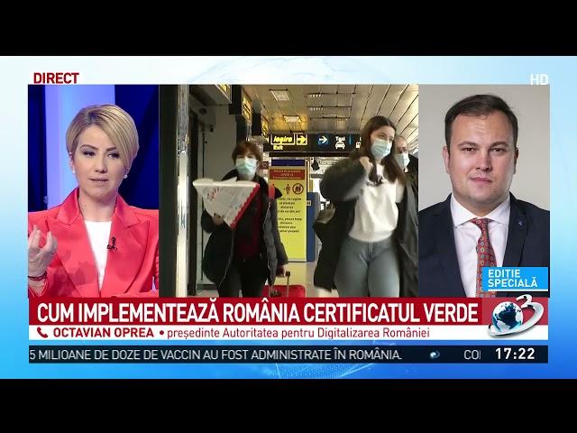 Vlad Gheorghe, europarlamentar USR: Am propus ca finanţarea infrastructurii pentru certificatul ver