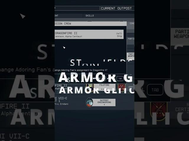 Free rare armor in Starfield