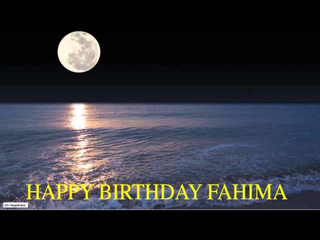 Fahima   Moon La Luna - Happy Birthday