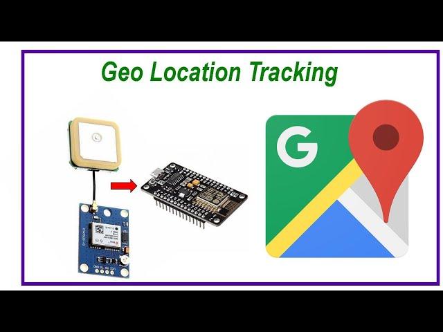 Geo location tracking using Neo 6m GPS module and esp8266