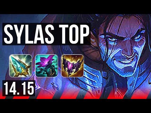 SYLAS vs YASUO (TOP) | Legendary, 12/4/14, 600+ games | EUNE Master | 14.15