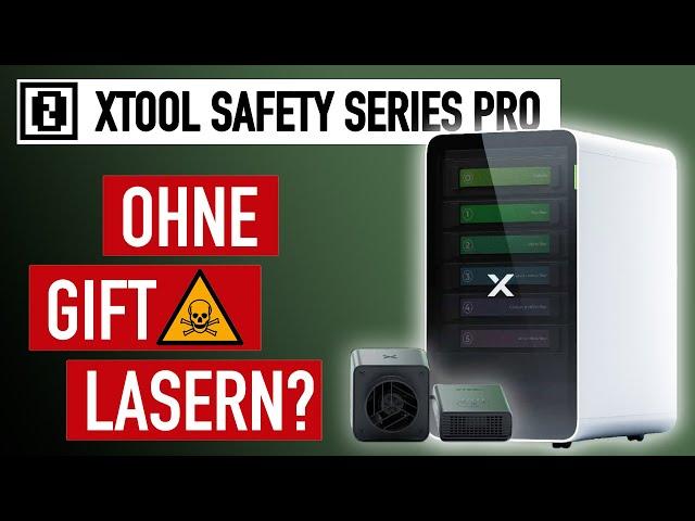 Laser und saubere Luft? DAS GEHT mit dem Abluftfilter & Rohrventilator aus der xTool SafetyPro Serie