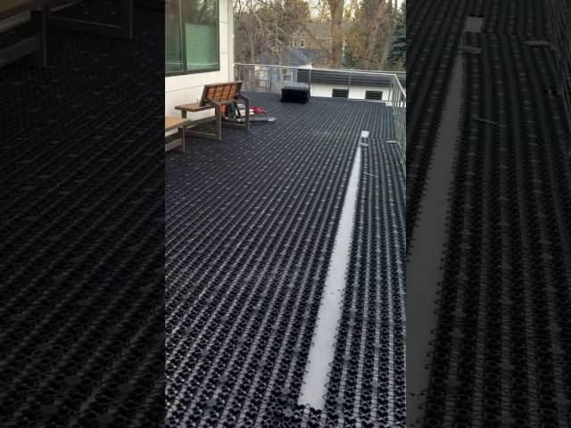 Artificial Grass AirDrain Drainage Roof Top Patio Balcony by Turf Pro Solutions in Boulder CO