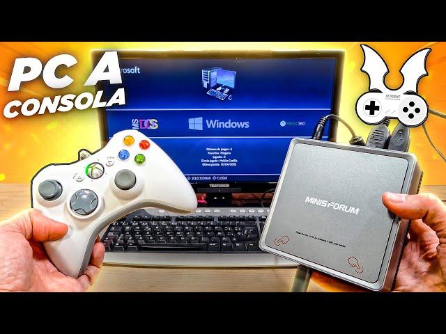 ️ Cómo CONVERTIR un PC Windows  en ️ CONSOLA ARCADE RETRO con RETROBAT