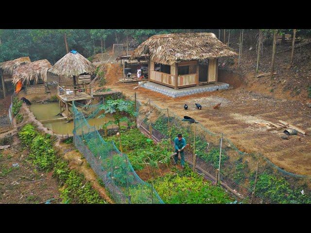 TIMELAPSE: 3 Years of Building a Farm in the Forest, P2( Construction - Gardening )