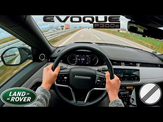 Range Rover Evoque P300e Top Speed Drive on German Autobahn | 309PS Hybrid POV