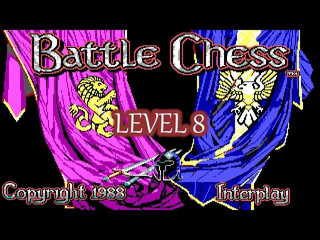 Old Games - Battle Chess (PC DOS) Level 8 / No Commentary 4K