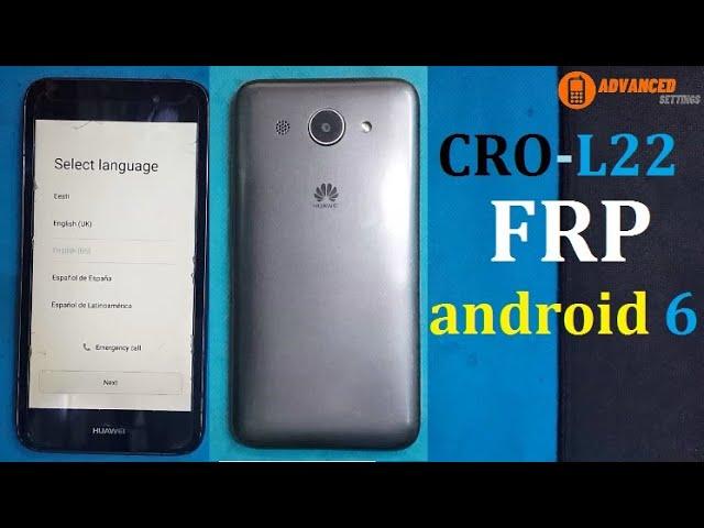 Huawei Y3 2017 | CRO-L22 | frp bypass without PC